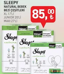 SLEEPY NATURAL BEBEK BEZİ ÇEŞİTLERİ